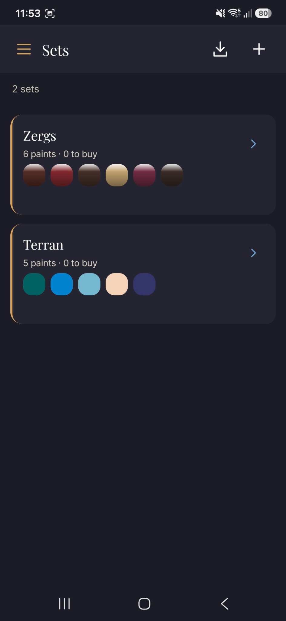 Chromatica sets screen